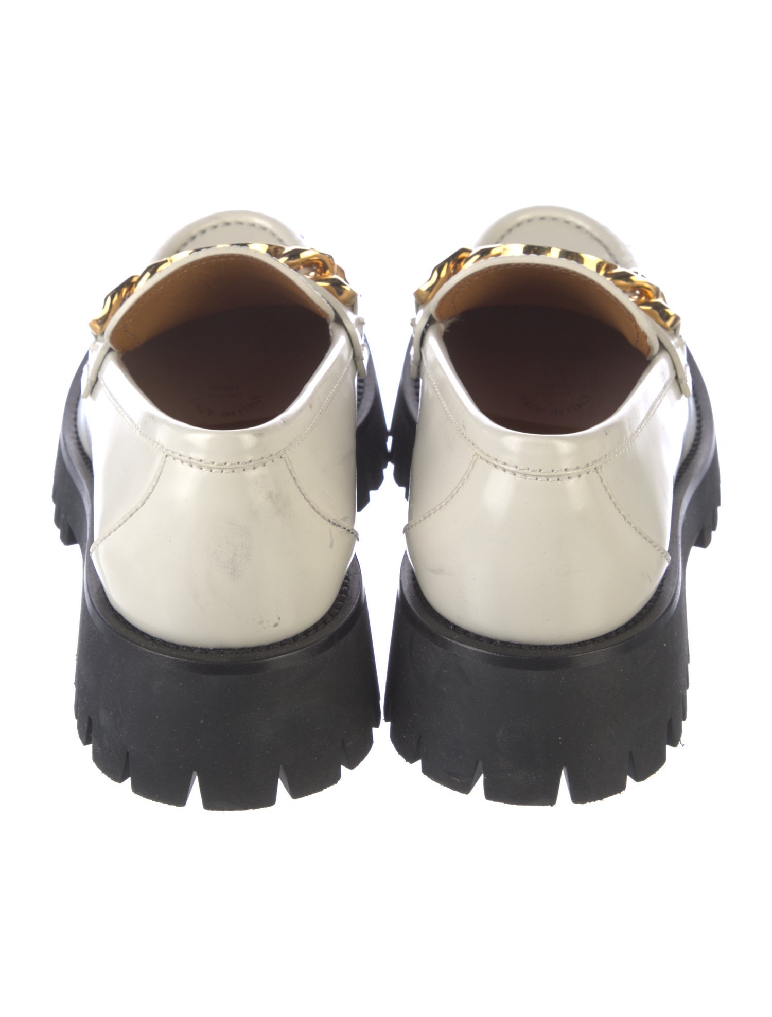 Gucci Interlocking G Logo Patent Leather Loafers